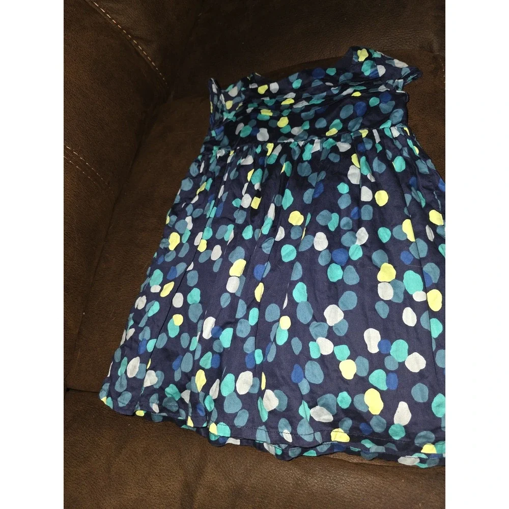 Gymboree happy bluebird polka dot dress size 3t